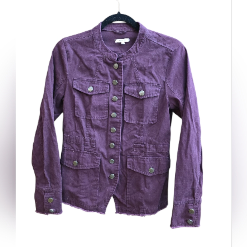 Maurices Purple Utility Jacket